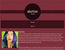 Tablet Screenshot of abortionistanbul.com